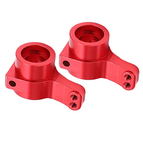 2-teiliger RC-Hinterachsbecher, verbessert die Leistung, einfache Installation, robuste, langlebige Upgrade-Teile, Hinterachsbecher für LOSI (Red) von RGBGW