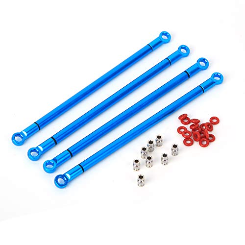 ALUMINIUMLEGIERUNG LINK Rod Linkage RC Upgrade Teile FÜR RGT 136100 1/10 RC CAR Crawler (Blue 68129B) von RGBGW