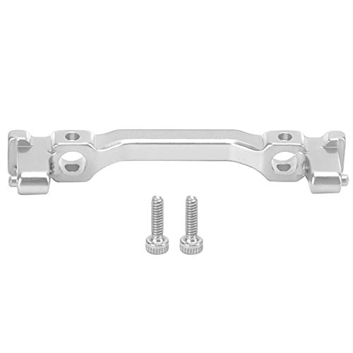 RC Aluminiumlegierung Frontstoßstangenhalterung Passend für Axial SCX24 90081 1/24 RC Car Update Parts (Silver) von RGBGW