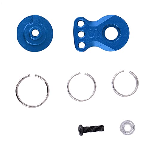 RC Metall Stahl Ring Gear Arm Puffer Kit für 1/10 1/8 RC Fahrzeug (S Modell) (Blue (N10226NB)) von RGBGW