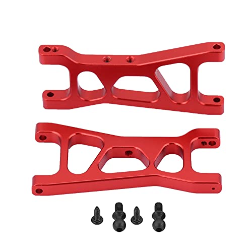 RGBGW Aluminiumlegierung vorne hinten unten Aufhängungsarm Premium Upgrade Starkes, leichtes Zubehör für FS 1/18 Auto (736019R red) von RGBGW