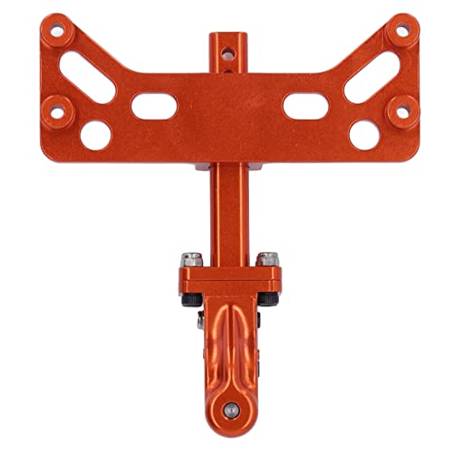 RGBGW RC Anhänger Haken Rack Aluminiumlegierung Einstellbare Anhängerkupplung Halterung SCX6 1/6 Fernbedienung Auto Simulation Enhancer Leicht (Orange) von RGBGW