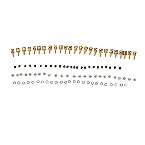 RGBGW Stößelgestänge-Stopper, Schnellversteller, RC-Schubstangenverbinder mit Schrauben, Muttern, Dichtungen für Modellboot, Flugzeug, Hubschrauber (2.0MM) von RGBGW