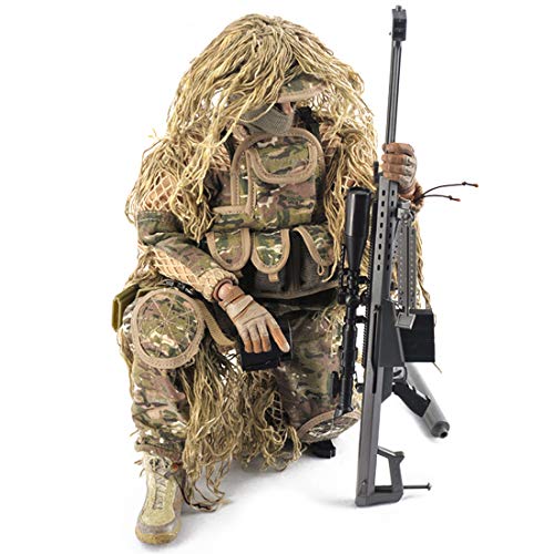 RGEAR 1/6 Modell Soldaten, 12 Zoll Soldat Actionfiguren Modell Militär Figuren Soldatenmodell - All Terrain Sniper von RGEAR