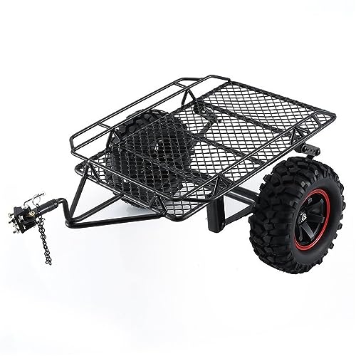 1/10 RC Crawler Auto Metall Anhänger Trichter DIY Teile Kompatibel Mit Axial Und Tamiya Modelle von RHUCDI