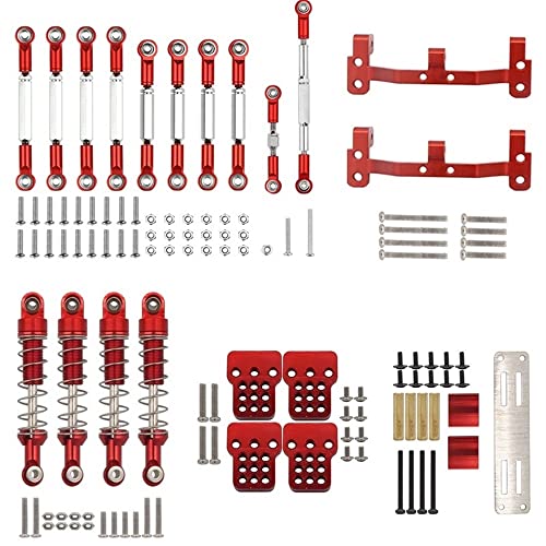 RHUCDI C14 C24 MN MN99S Metallverbindungsstange Zugstangen Links Stoßdämpfer Servohalterung Sitz Kompatibel RC Autoteile Zubehör von RHUCDI