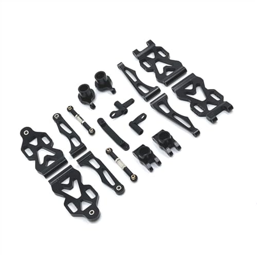 RHUCDI Metall-Pleuelstange Compatible with Schwinge, Lenkbecher, Upgrade-Set, kompatibel mit 1/16 16101 16102 16103 16104 16106 16201 RC-Autoteilen von RHUCDI