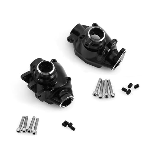 RHUCDI Metall Vorder- Und Hinterachse Gehäuse Differential Gehäuse Kompatibel Mit Axial PRO 1/10 RC Crawler Auto Upgrade Teile Zubehör von RHUCDI