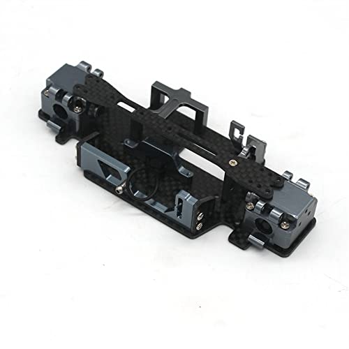 RHUCDI Metallteile Carbon Dimensional Chassis Zweiter Stock Getriebemotor Basissatz Kompatibel Mit 1/28 K969 K979 K989 K999 284131 RC Fernbedienung Auto von RHUCDI