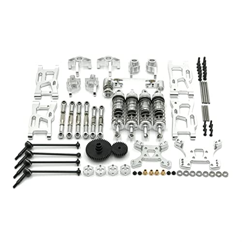 RHUCDI Stoßdämpferadapter-Set, Upgrade Compatible with Metallteile, kompatibel mit 124017 124019 144001 144002 RC-Autoteilen von RHUCDI