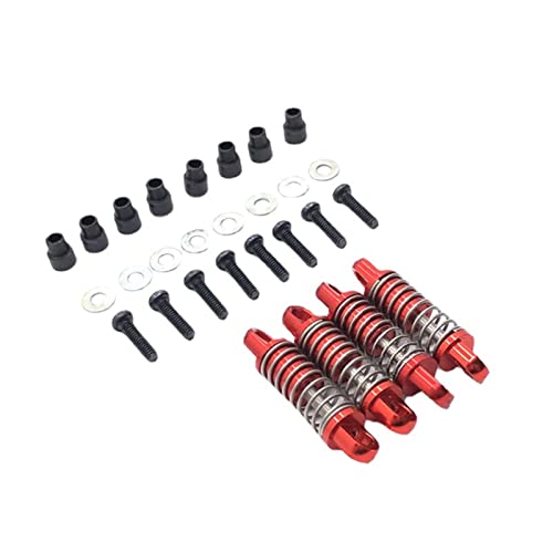 RHUCDI Upgrade Metall Teile Modifizierte Metall Stoßdämpfer Set Kompatibel Mit 284131 K969 K979 K989 K999 P929 P939 von RHUCDI