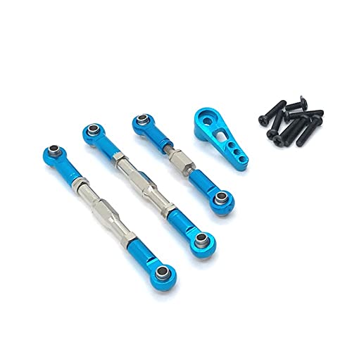 Universal Kompatibel 1/12 12402 RC Auto Metall Lenkung Rocker Stange Gestänge Mit Servo Arm Upgrade Teile 3PCs von RHUCDI