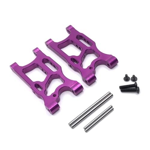 Metall Upgrade Vorderradschwinge kompatibel mit Racing 1/14 144010 144001 144002 124017 124016 124018 124019 kompatible RC-Autoteile(Purple) von RHXeKS