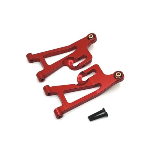 RHXeKS Kompatible Metall-Upgrade-Front-Unterschwinge Kompatibel mit 1/14 14209 14210 RC-Autoteile(RED) von RHXeKS