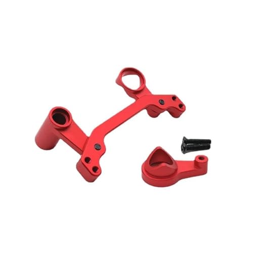 RHXeKS Metall-Upgrade-Lenksatz für 110 104072 104001 104002 RC-Car-kompatible Ersatzteile(RED) von RHXeKS