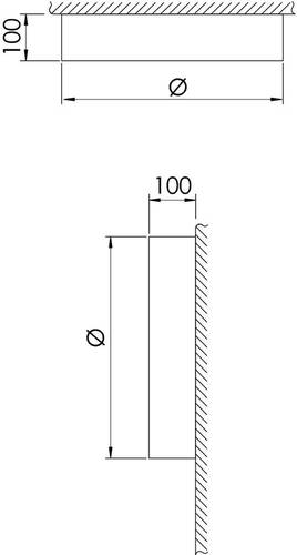 RIDI 0321204BB650 0321204BB650 LED-Einbauleuchte 7W Chrom von RIDI