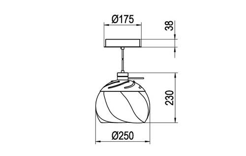 RIDI 0321910AH 0321910AH Pendelleuchte Weiß von RIDI