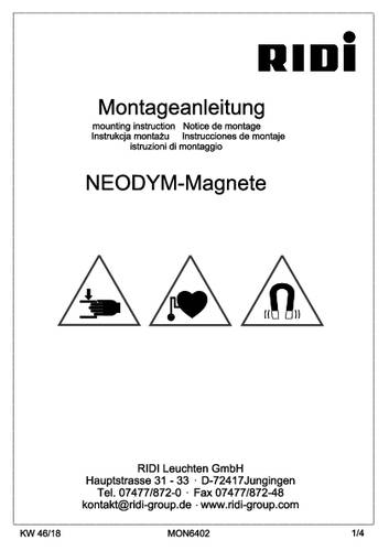 RIDI 208329 208329 Leuchtenunterteil von RIDI