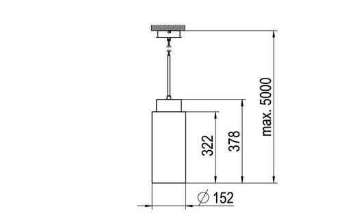 RIDI 300849 300849 Pendelleuchte E27 Weiß von RIDI