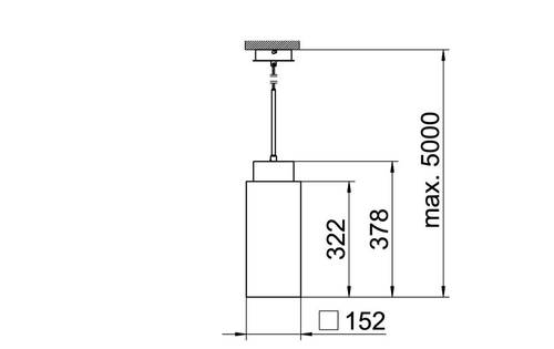 RIDI 300853 300853 Pendelleuchte E27 Weiß von RIDI