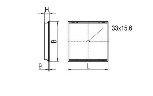 RIDI 838146 838146 LED-Einbauleuchte LED 21W Weiß von RIDI