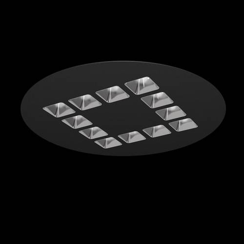 RIDI SPG0320240AQ SPG0320240AQ LED-Einbauleuchte LED 34W Schwarz von RIDI