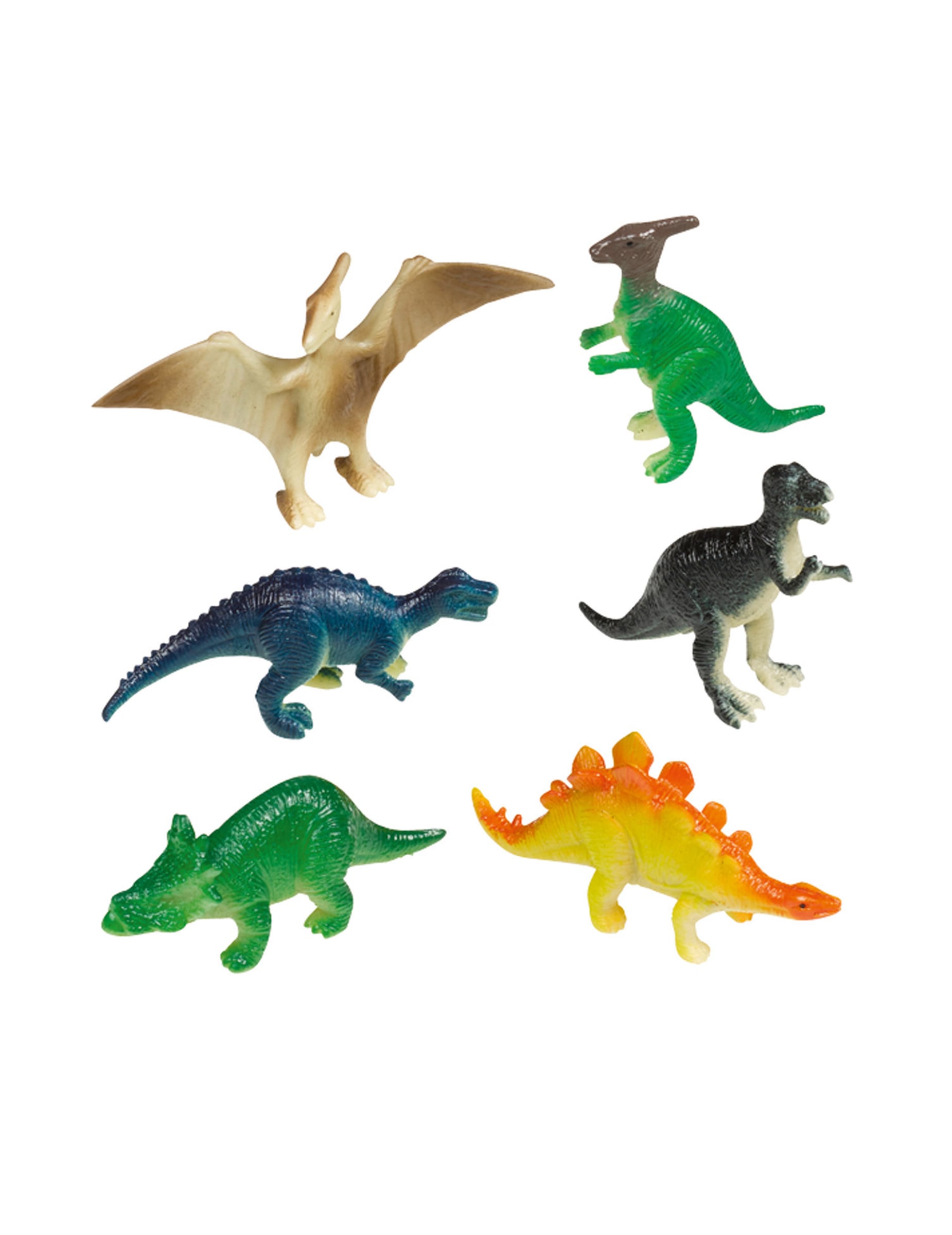 8 Mini-Dinosaurier-Spielfiguren aus Kunststoff für Piñata 8 Mini-Dinosaurier-Spielfiguren aus Kunststoff für Piñata von RIETHMULLER