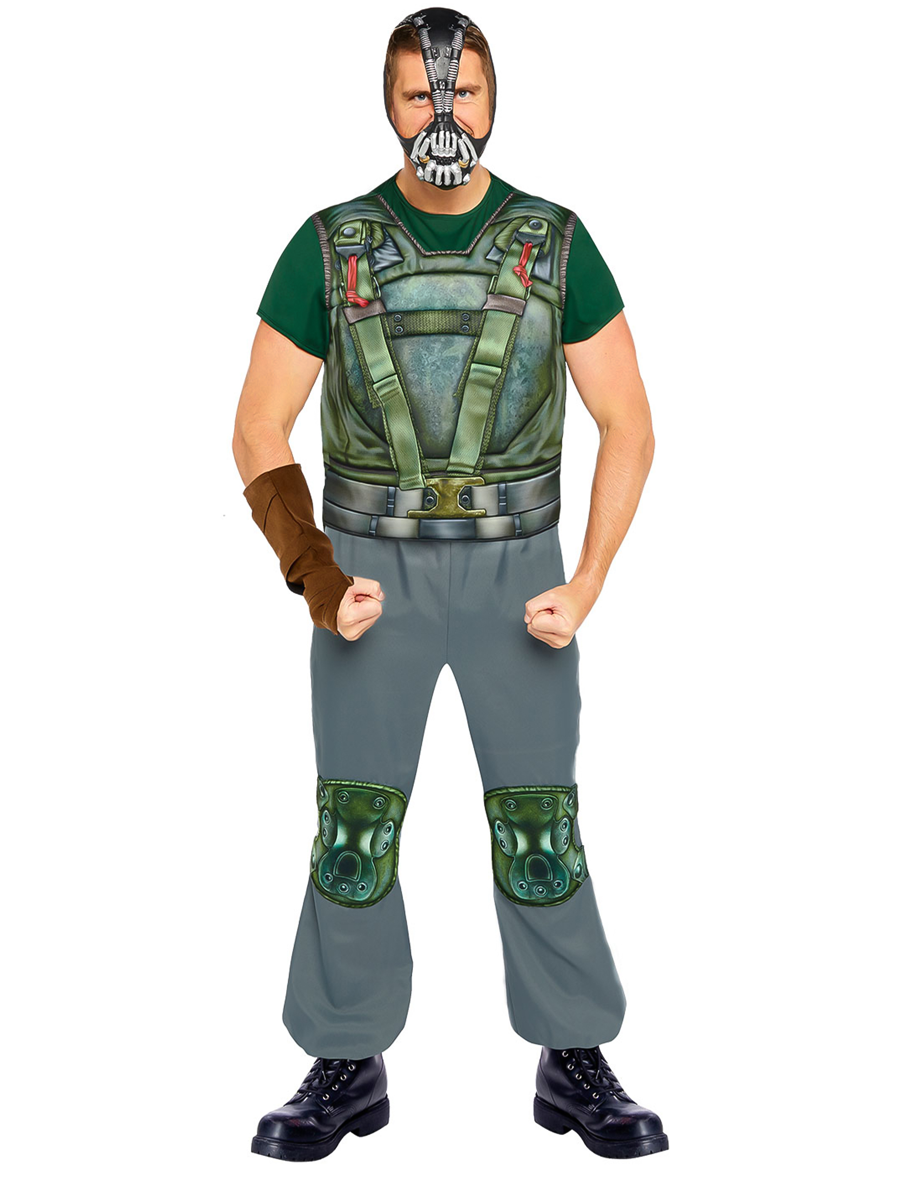 Bane Kostüm für Erwachsene Batman grün-grau Bane Kostüm für Erwachsene Batman grün-grau von RIETHMULLER