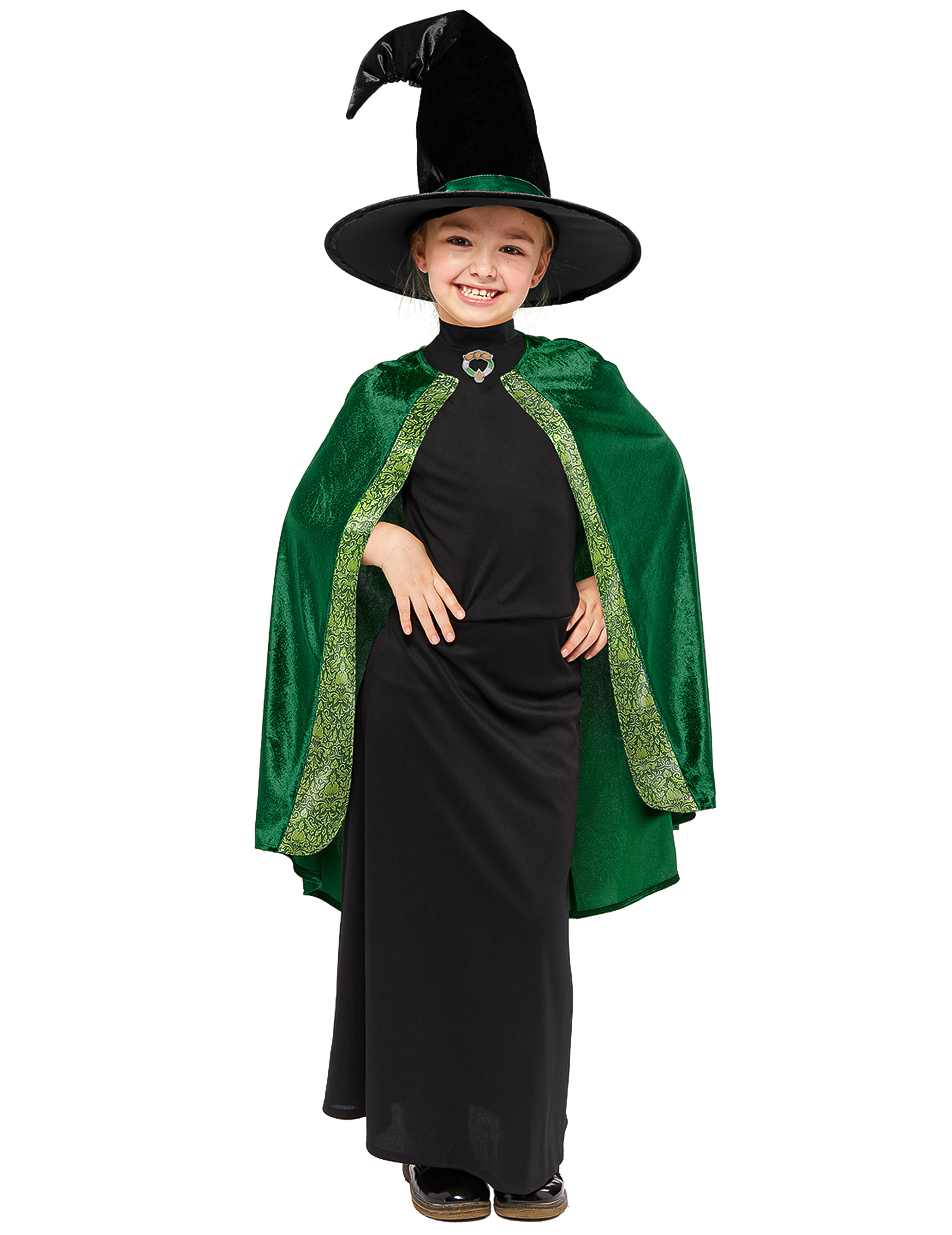 McGonagall Kostüm für Kinder Harry Potter Grün Schwarz McGonagall Kostüm für Kinder Harry Potter Grün Schwarz von RIETHMULLER