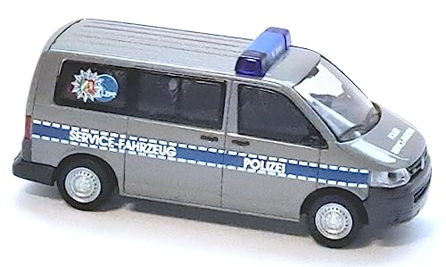 RIETZE 53466 - Volkswagen T5 ´10 Polizei Servicefahrzeug - 1:87 von RIETZE