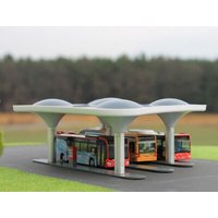 RIETZE 70510 1:87 moderner Busbahnhof (Exklusivserie 10% Rabatt) von RIETZE