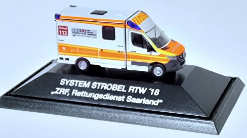 RIETZE 76205 - System Strobel RTW´18 ZRF, Rettungsdienst Saarland - 1:87 - Einsatzserie von Rietze