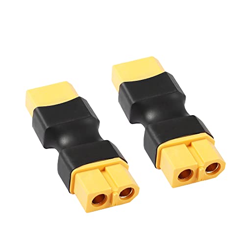 RIIEYOCA XT60 Buchse zu Buchse kein Drahtadapter, XT60 Stecker Adapter für RC FPV Auto Flugzeug Drone LiPo Batterie etc XT60 Port Konvertierung von RIIEYOCA