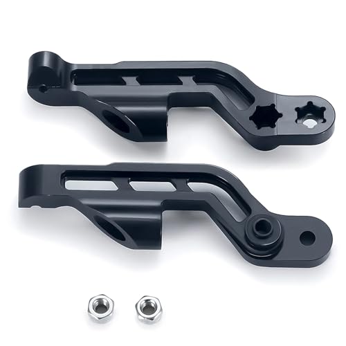 RIJPEX 2 STÜCKE Metall Aluminium Hintere Stützhalterung Rahmenhalterung, for ARRMA 1/7 for Limitless F1 RC Crawler Car Upgrade Teile von RIJPEX