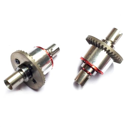 RIJPEX 2 Stück Vollmetall-Allmetall-Differenzialgetriebe-Upgrade-Teile, for Wltoys 144001 124019 124018 RC-Auto-Ersatzteile von RIJPEX