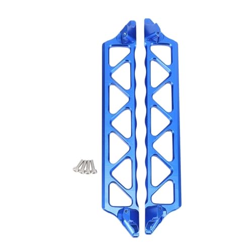 for TRAXXAS for X-Maxx Wird die äußere Seitenwand aus Aluminiumlegierung als Upgrade-Teil des 1/5-Metall-Außenseiten-Antikollisionsschutzes verwendet (Color : Blue) von RIJPEX