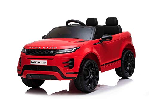 Elektroauto für Kinder 12V, Rot, doppelter Ledersitz, MP3-Player mit USB-Eingang, 4x4-Antrieb, 12V10Ah-Batterie, Eva-Räder, Schlüsselstart, 2,4-GHz-Bluetooth-Fernbedienung von RIRICAR