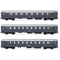 RIVAROSSI HR4325 H0 3teiliges Set Reisezugwagen Typ 46, 1 x Az + 2 x Bz grau, FS, Ep. IV von RIVAROSSI