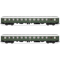 RIVAROSSI HR4377 H0 2-tlg. Set Liegewagen Bc4üm-62, DB, Ep. III von RIVAROSSI