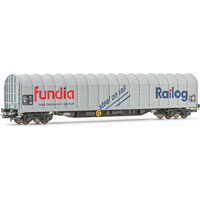 RIVAROSSI HR6493 H0 4-achs. Schiebeplanenwagen Rilns "Fundia – Railog", AAE, Ep. V-VI von RIVAROSSI