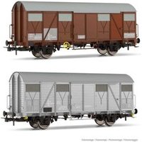 RIVAROSSI HR6508 H0 2er Set Dienstwagen VGs + VGhs braun/grau, FS, Ep. V von RIVAROSSI