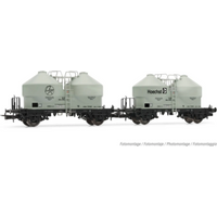 RIVAROSSI HR6574 H0 2-tlg. Set 2-achs. Silowagen Ucs „Höchst", DB, Ep. IV von RIVAROSSI