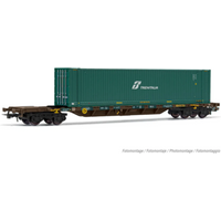 RIVAROSSI HR6576 H0 4-achs. Containerwagen Sgnss mit 45' Container „Trenitalia", FS, Ep. V-VI von RIVAROSSI