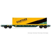 RIVAROSSI HR6579 H0 4-achs. Containerwagen Sgnss mit 45' Container „Gartner", CEMAT, Ep. V-VI von RIVAROSSI