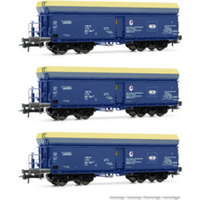 RIVAROSSI HR6589 H0 3-tlg. Set 4-achs. Selbstentladwagen Fals, PKP Cargo, Ep. VI von RIVAROSSI