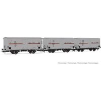 RIVAROSSI HR6605 H0 3-tlg. Set 2-achs. Kühlwagen Hgb, FS, Ep. III von RIVAROSSI