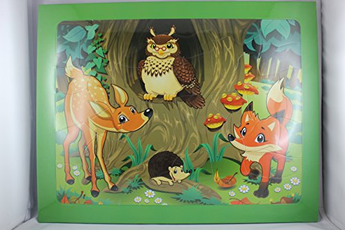 Out of The Blue, Rahmenpuzzle, Wald, 40 Teile, ab 3 Jahre, Pappe, 29cm x 37cm von RIVIERA GAMES