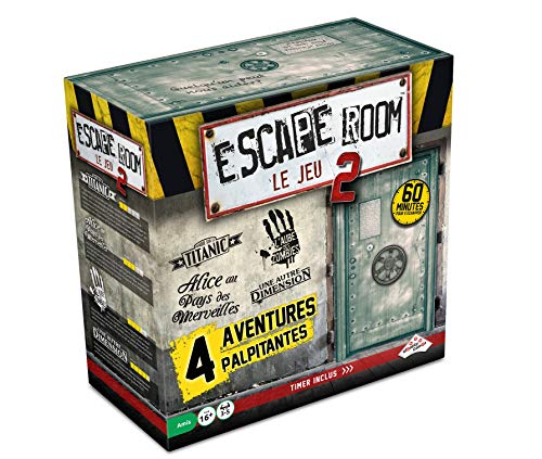 RIVIERA GAMES Escape Room Le Spiel 2 – Set mit 4 Abenteuern Nr. 2 von RIVIERA GAMES