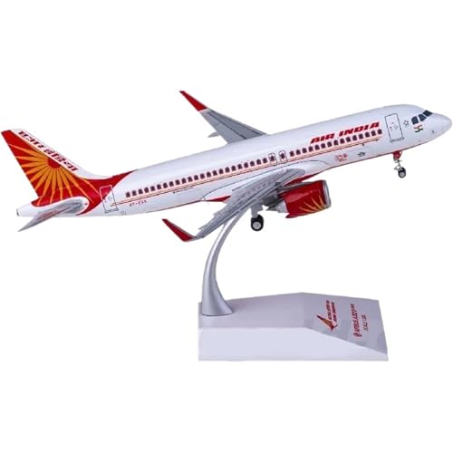 RIVPAHGQ Replika Flugzeugmodelle 1/200 Miniatur-Flugzeuge Im Maßstab 1:200 LH2411 Für India Air A320neo VT-EXK Druckguss-Flugzeug-Displaymodell Vorgefertigte Luftfahrzeug Modelle von RIVPAHGQ