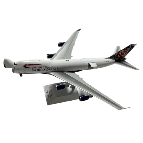 RIVPAHGQ Replika Flugzeugmodelle 1/200 Miniaturflugzeuge Im Maßstab 1:200 Für British Airways 747-400F N495MC Druckguss-Flugzeug-Displaymodell Vorgefertigte Luftfahrzeug Modelle von RIVPAHGQ